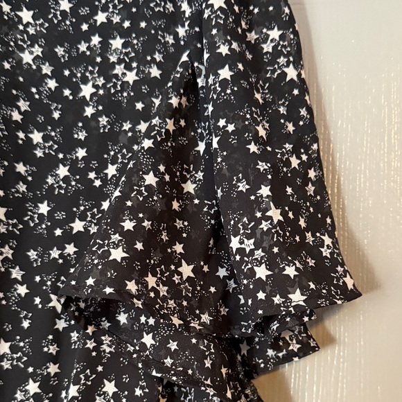 Torrid Black and White Starry Night Fully Lined Midi Dress - Picture 5 of 13
